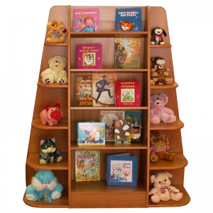 детские стеллажи для книг и игрушек